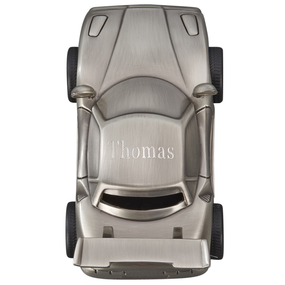 Engravable Sports Car Coin/Piggy Bank