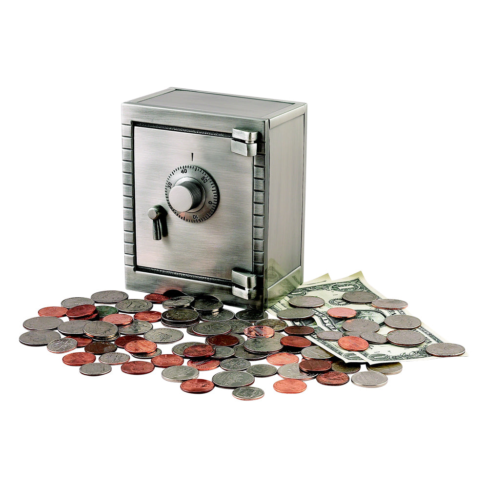 Vault Shaped Engraved Piggy Bank | Classic Baby Gift