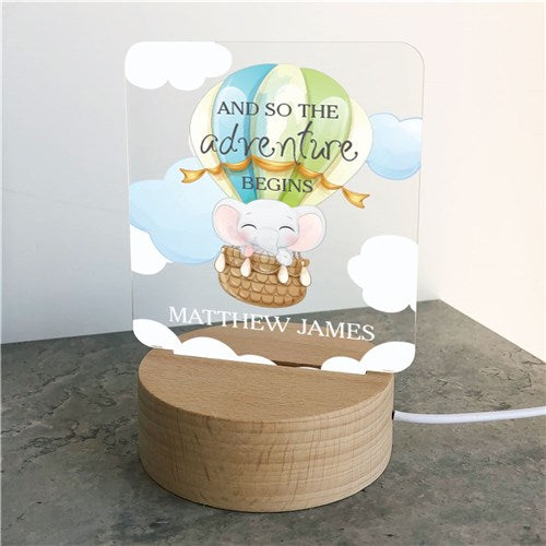 Adventure Baby Night Light - Personalized