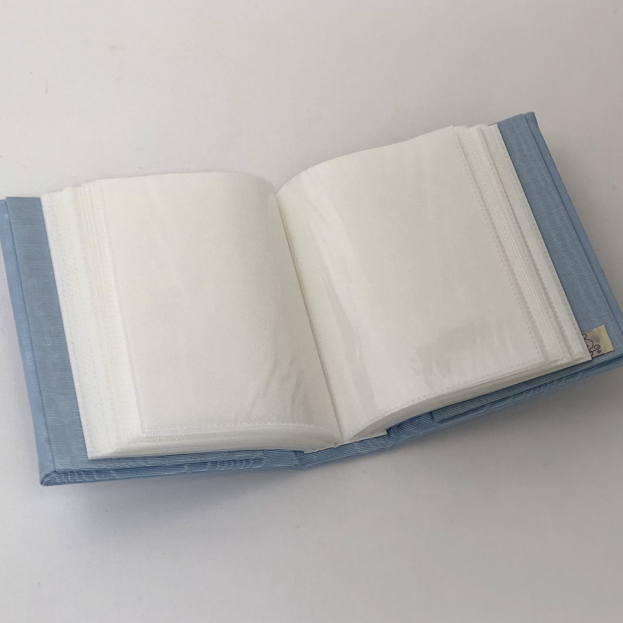 Custom Made Baby Hardbound Photo Album in Moiré with Choo Choo Train - Small Pic4