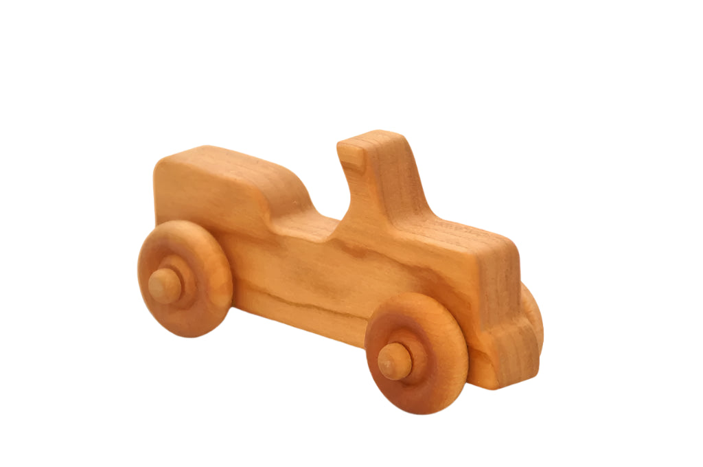 Handmade All-Natural Wooden Toy Car - Personalized