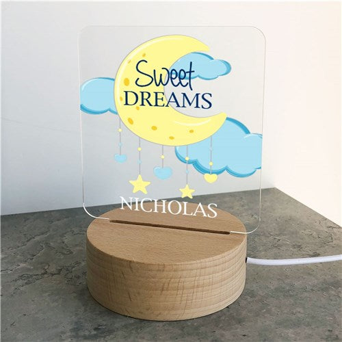 Sweet Dreams Baby Night Light - Personalized