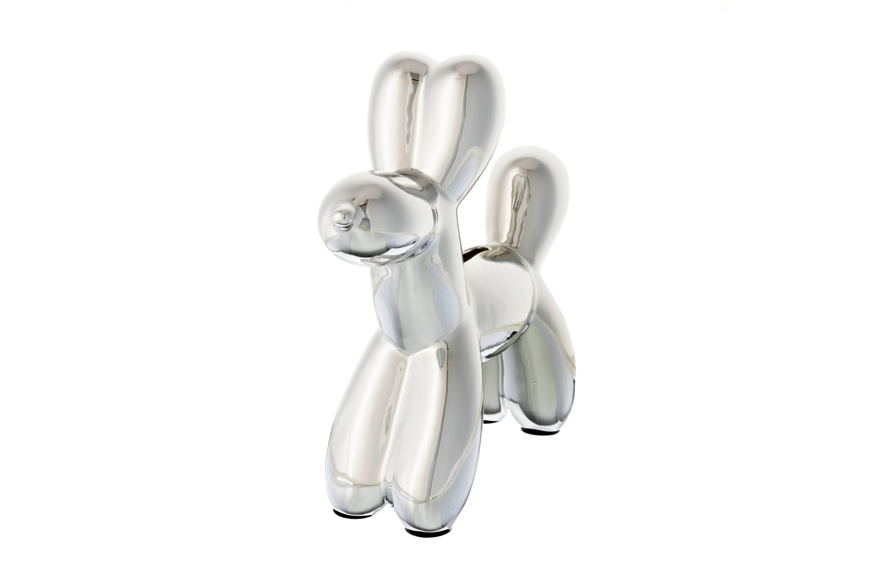 Engravable Balloon Dog Coin/Piggy Bank Silver