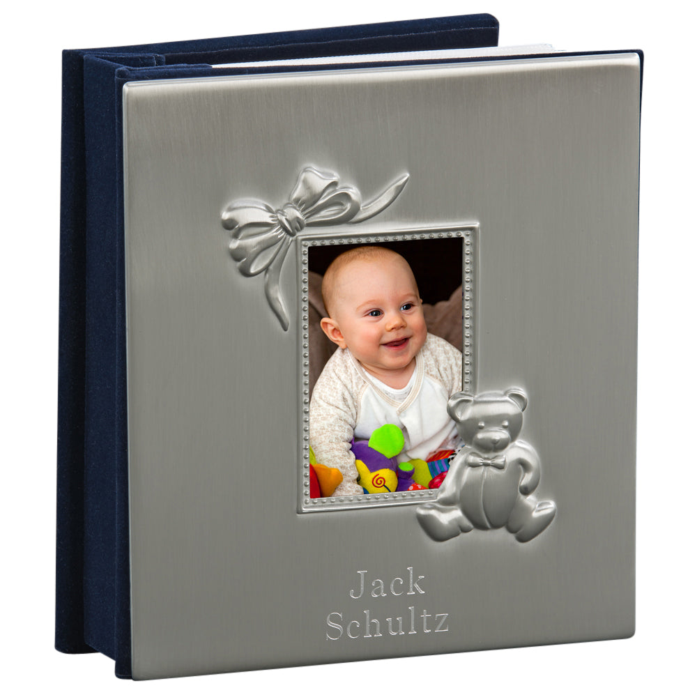Engraved Baby Photo Album with Matte Finish