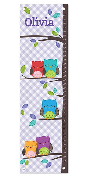 Owl Personalized Growth Chart
