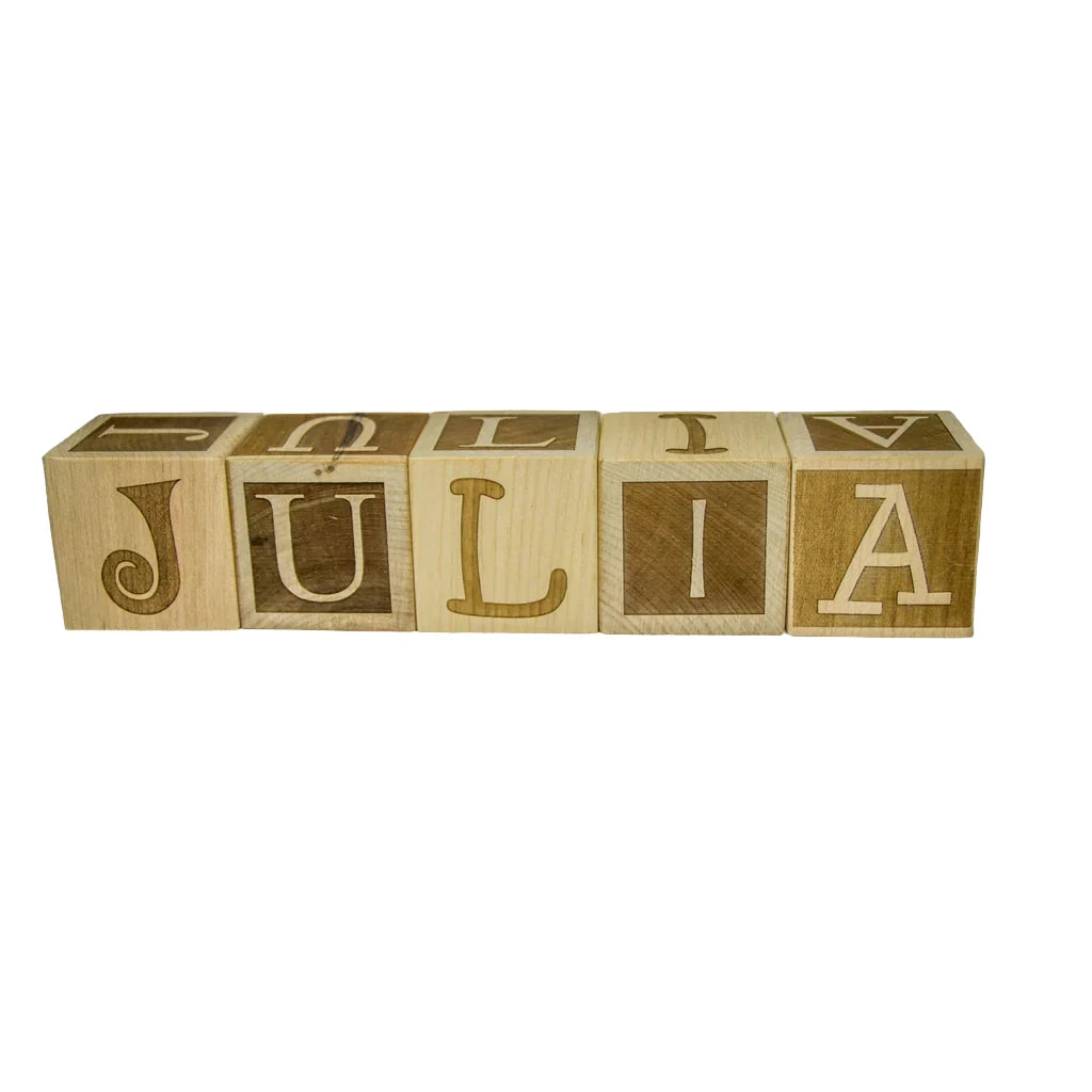 Personalized Wood Name Blocks - Custom Letter Blocks - Handmade Decor