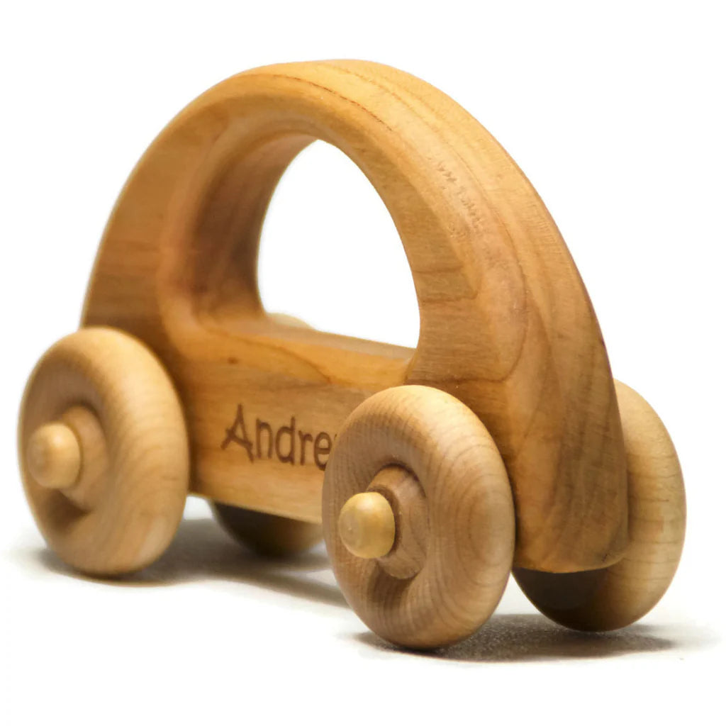 Wooden Toy Car - Personalized - Handmade Montessori Toy pic2