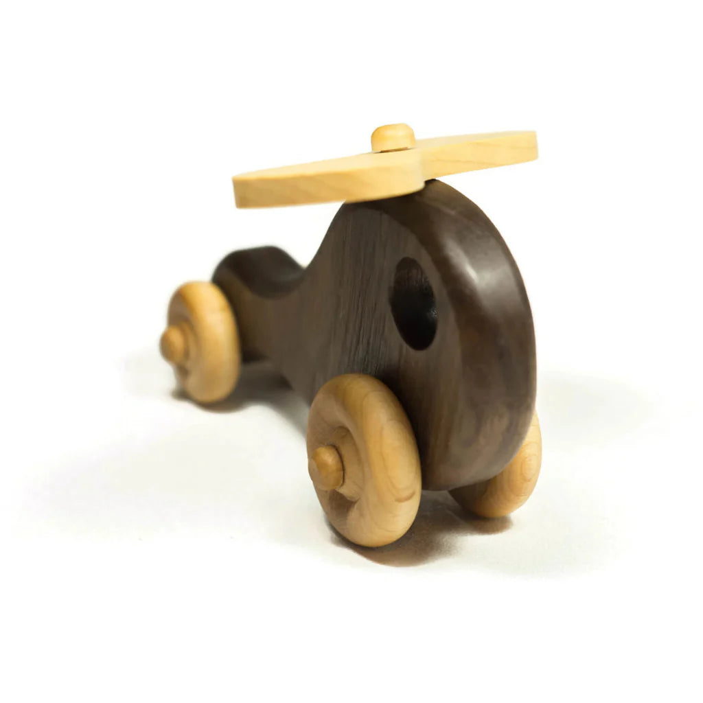 Personalized Wooden Helicopter | Handmade Montessori Toy