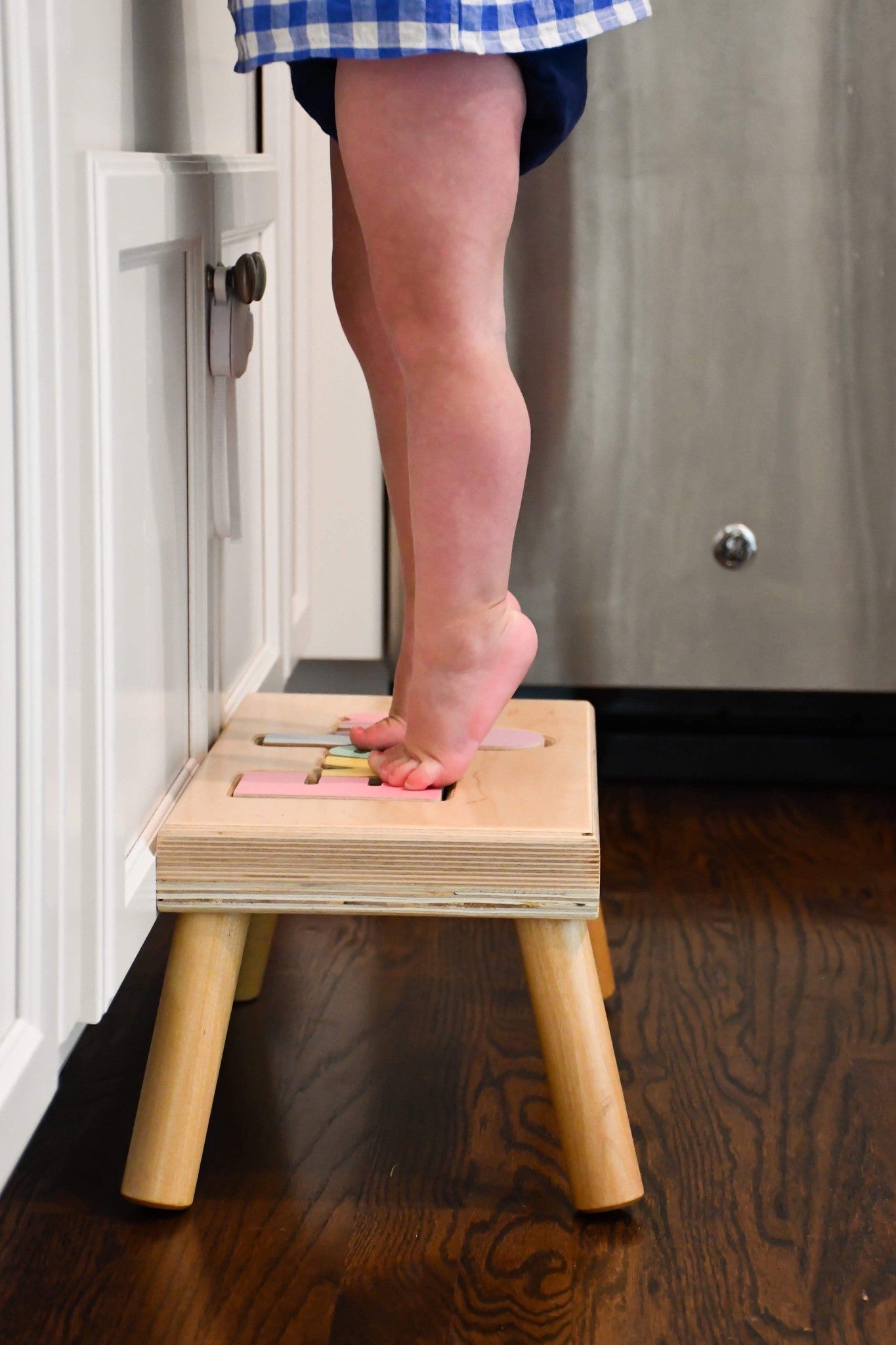 Personalized Wooden Name Puzzle Step Stools