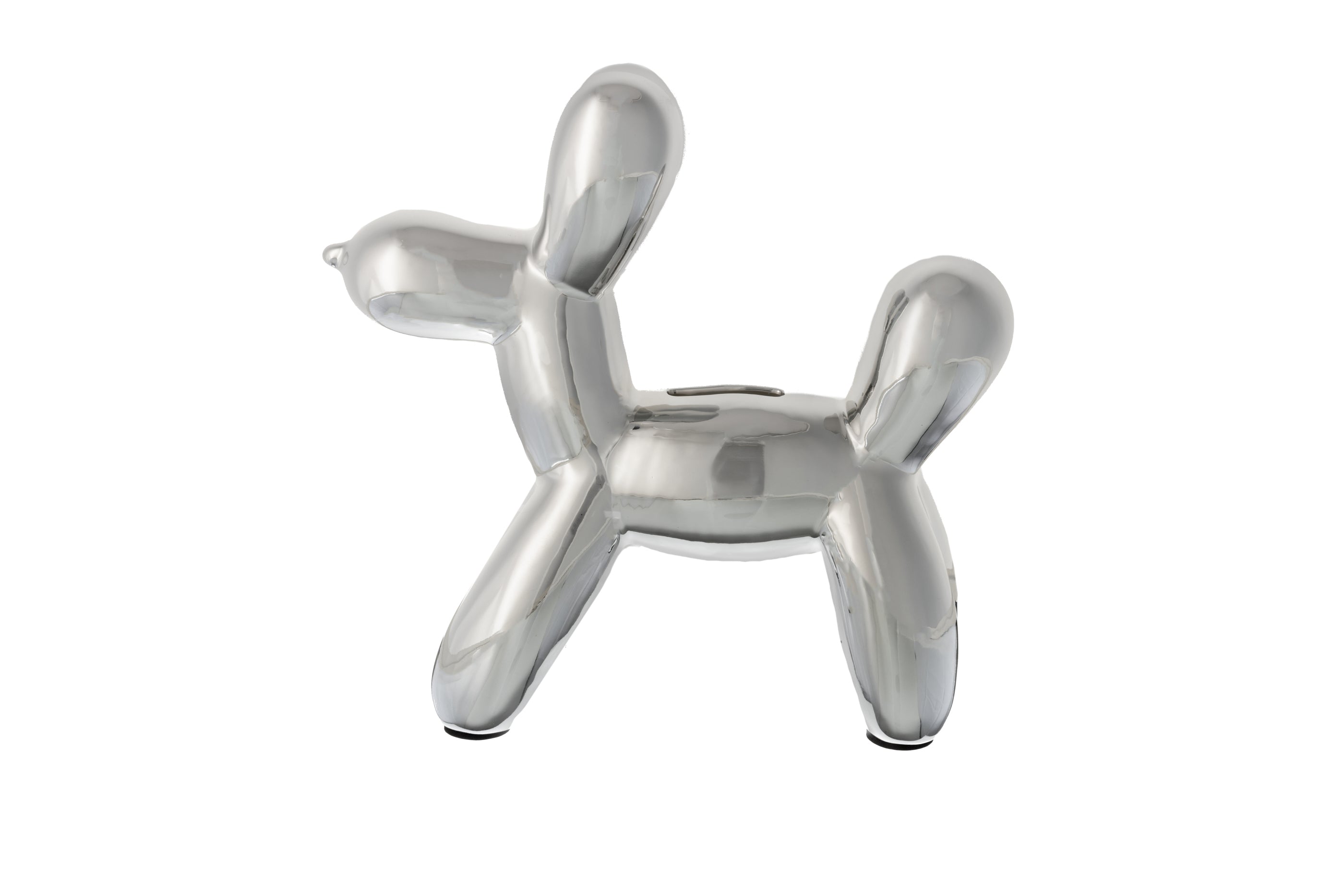 Engravable Balloon Dog Bank Silver