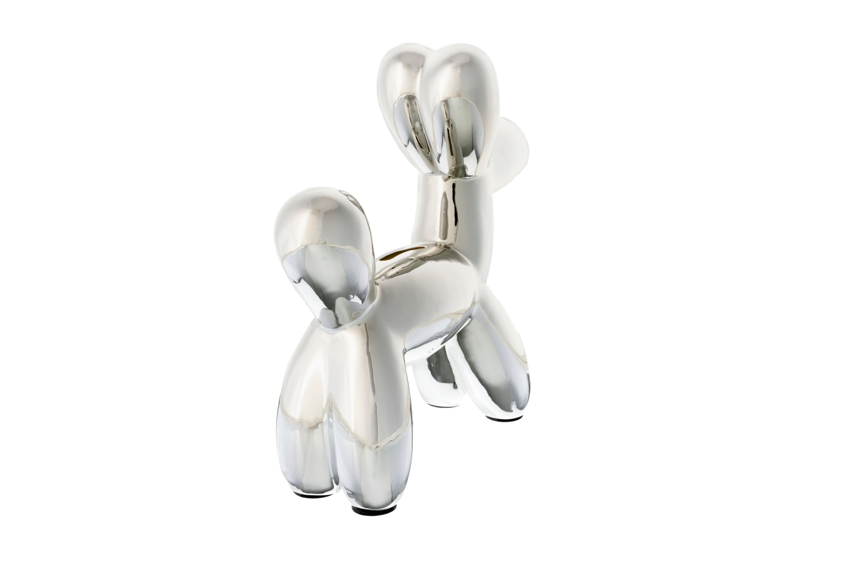 Engravable Balloon Dog Bank Silver