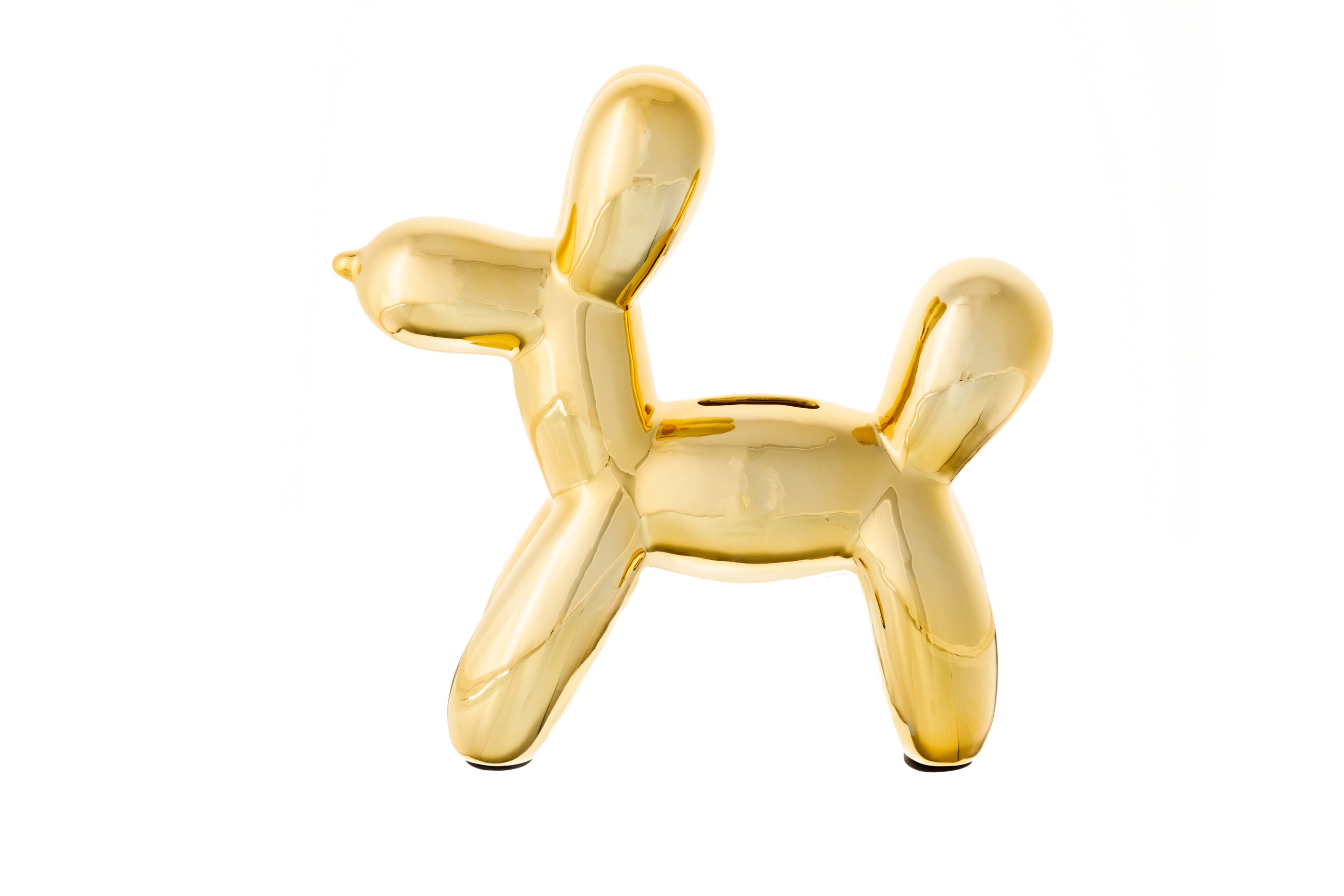 Engravable Balloon Dog Bank Gold