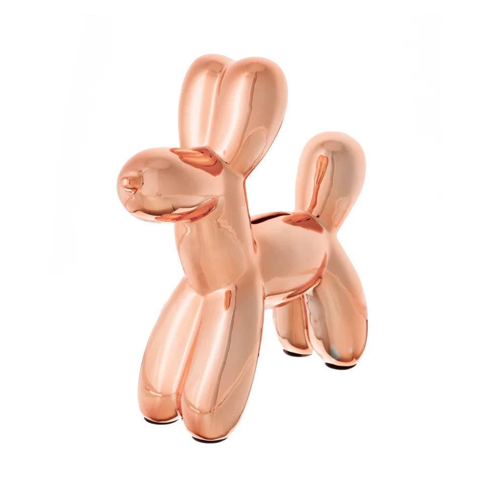 Engravable Balloon Dog Bank Rose Gold