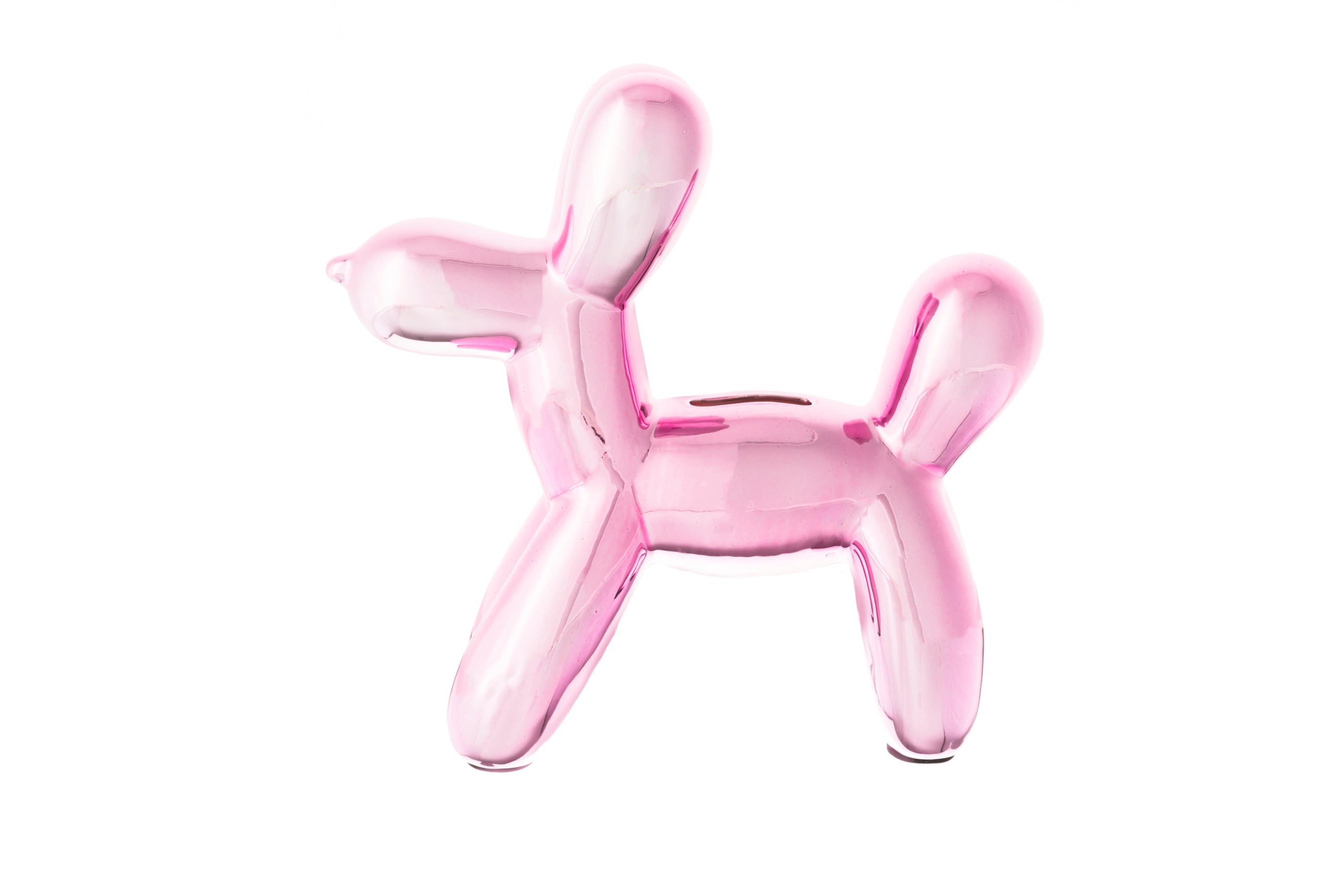 Engravable Balloon Dog Coin/Piggy Bank - Pink