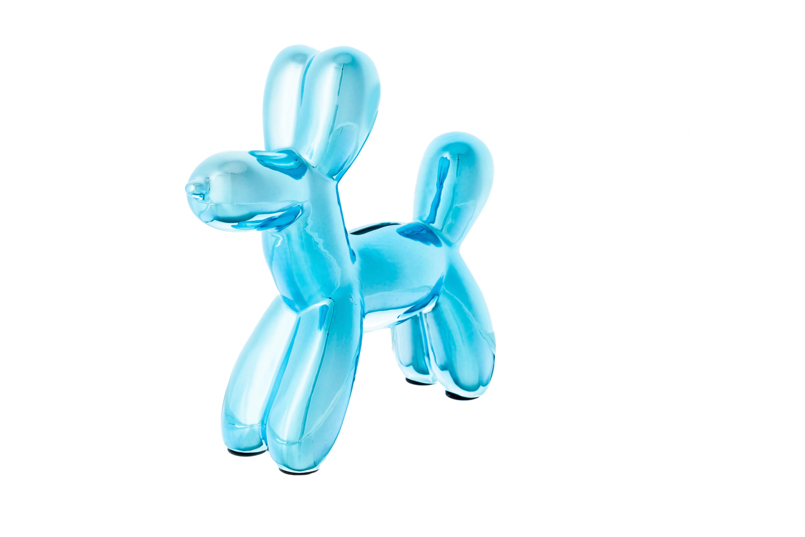 Engravable Balloon Dog Bank Blue