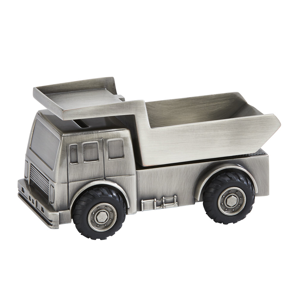 Engravable Dump Truck Coin/Piggy Bank