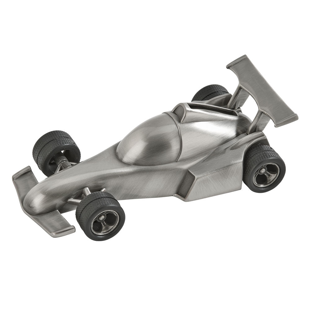 Engravable Racing Car Coin/Piggy Bank