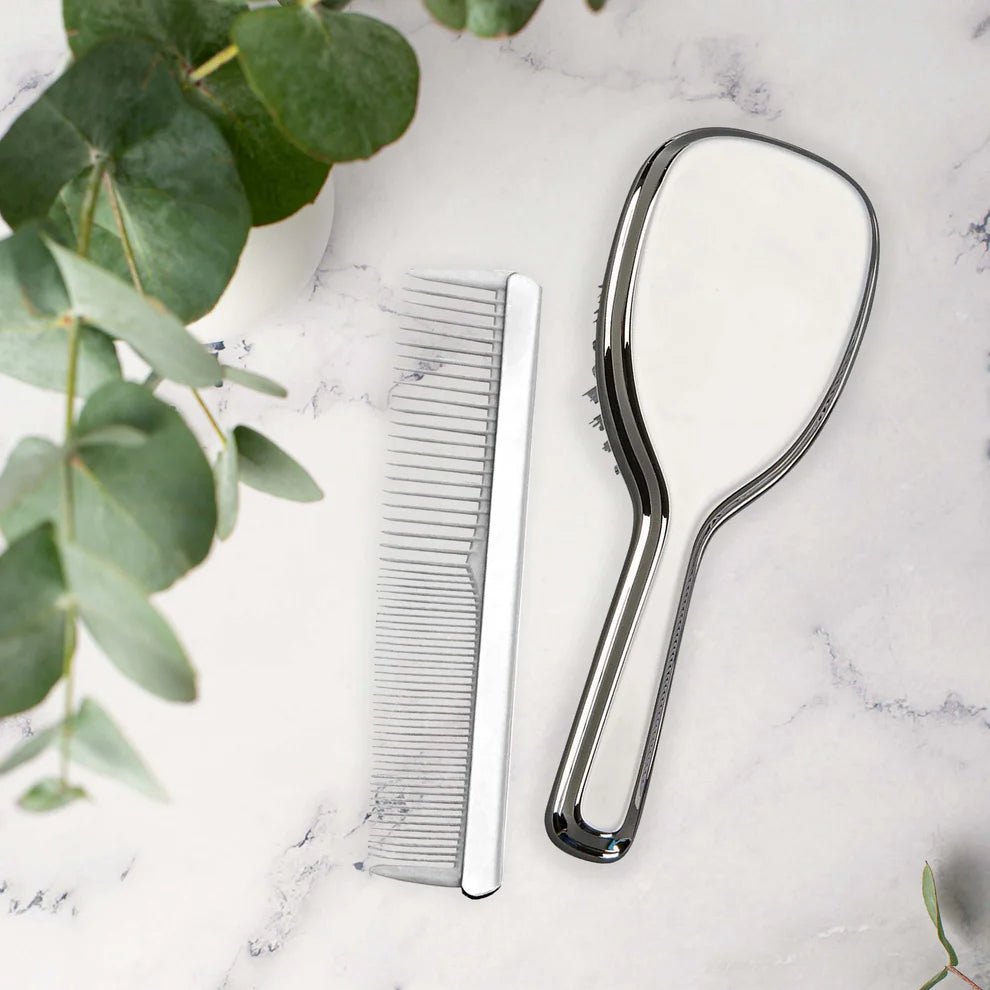 Engraved Baby/children's Comb and Brush Set