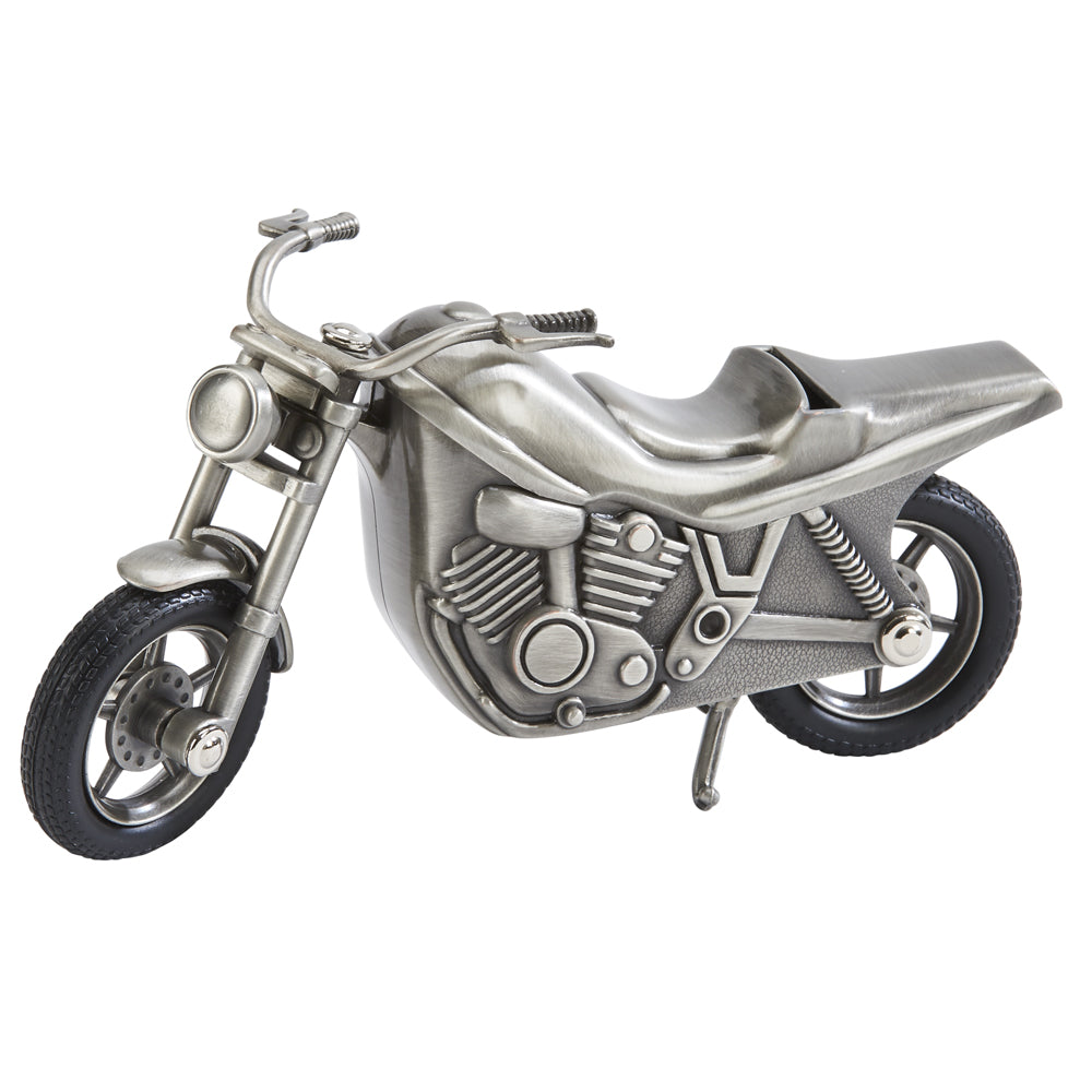 Engravable Motorcycle Coin/Piggy Bank