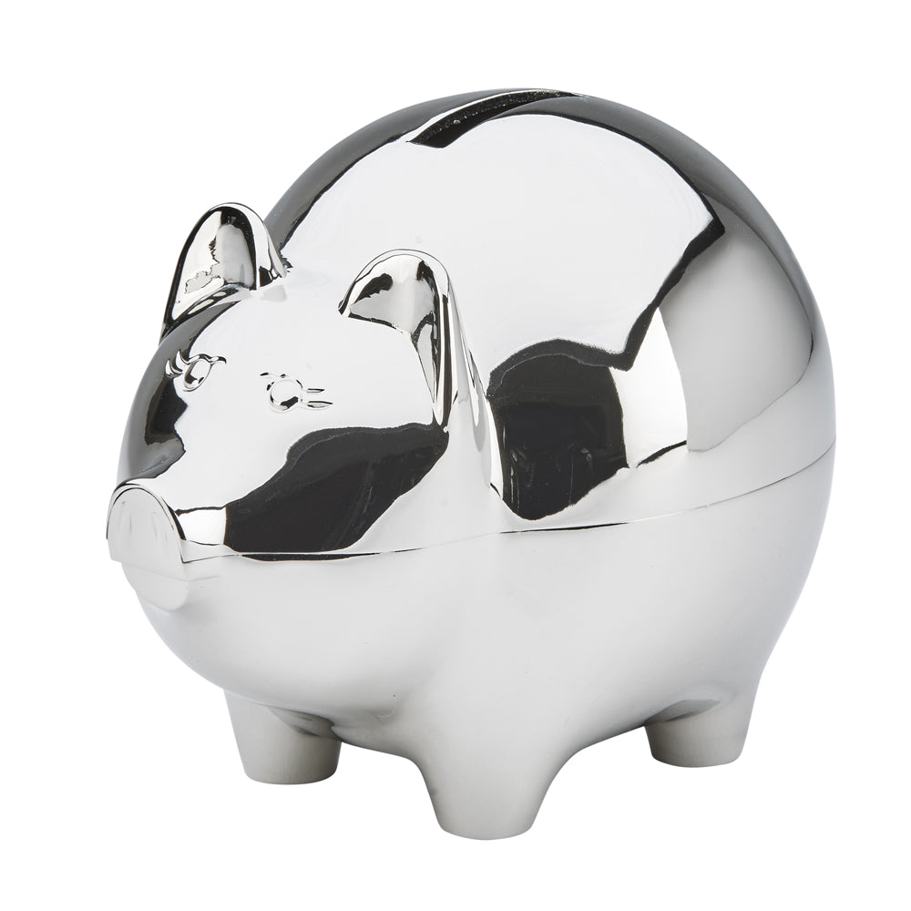 Large Engravable Piggy Bank with Polished Finish