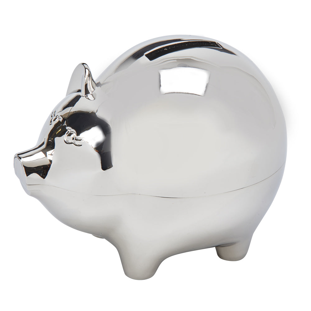 Large Engravable Piggy Bank with Polished Finish