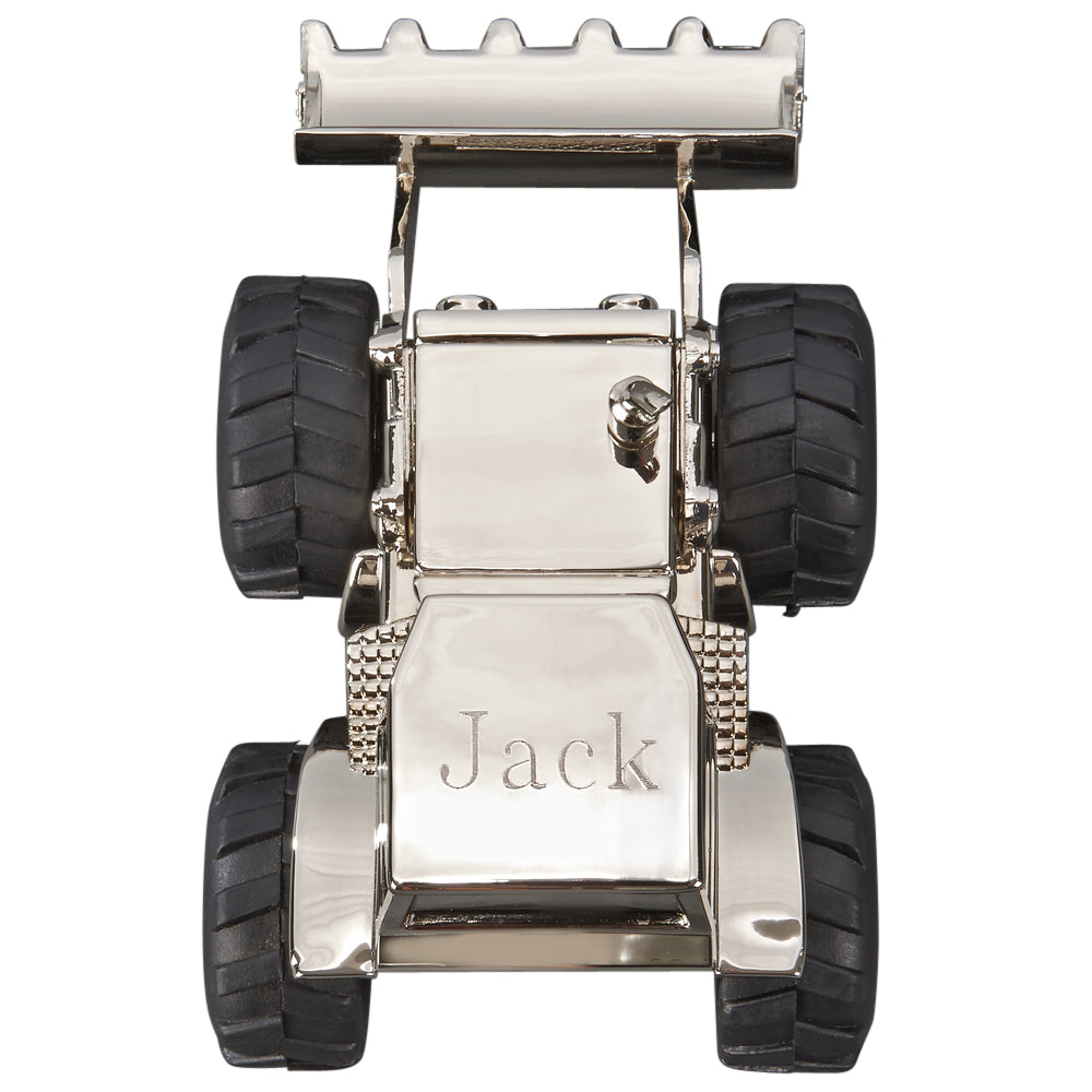 Engravable Front Loader Coin/Piggy Bank with Polished Finish