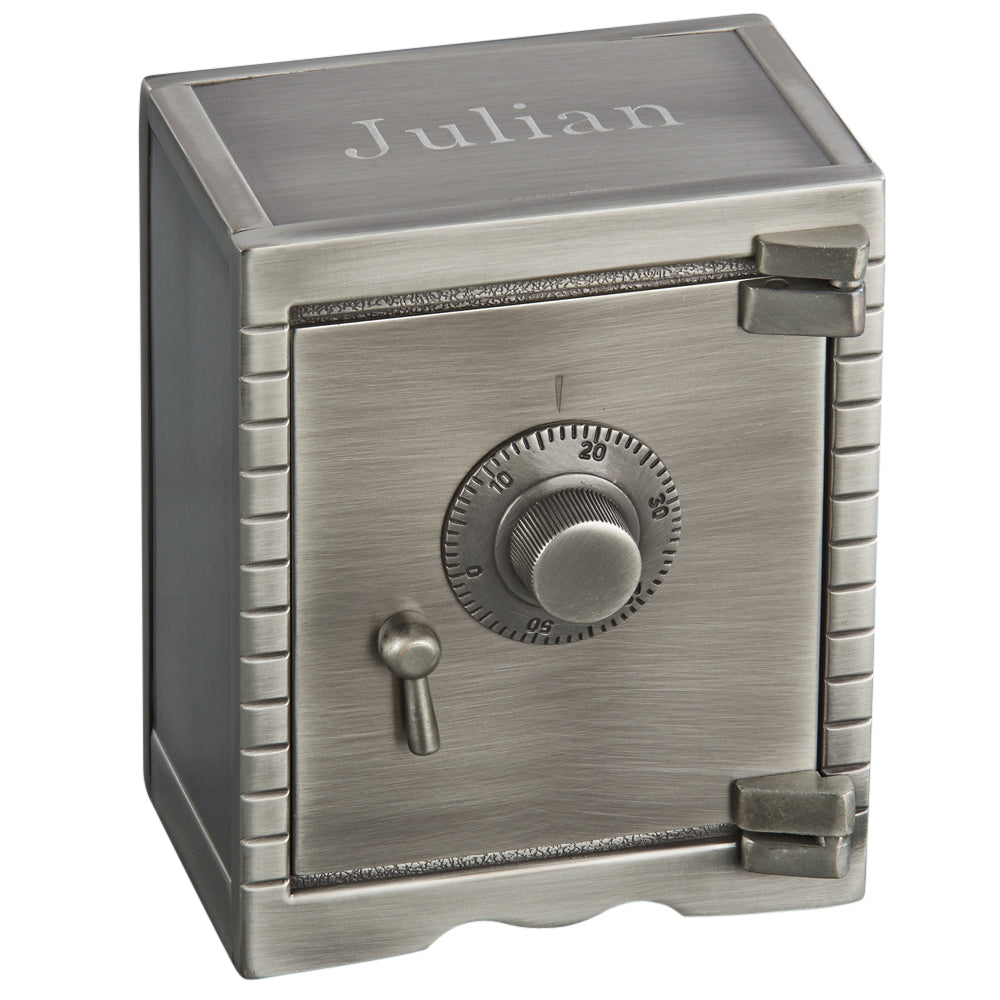 Engraved Vault Shaped Coin/Piggy Bank