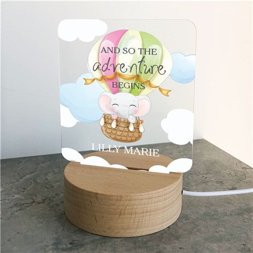 Adventure Baby Night Light - Personalized