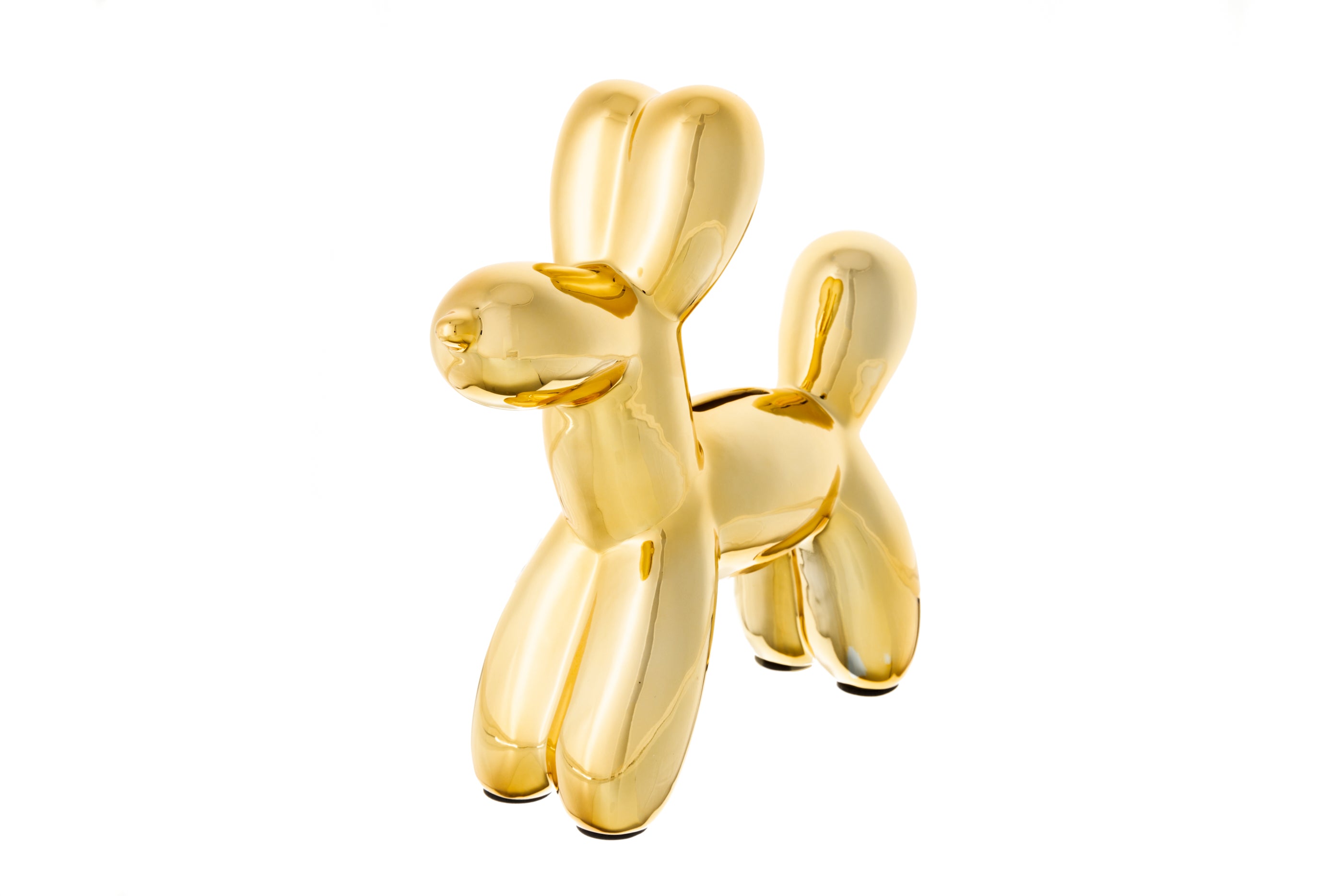 Engravable Balloon Dog Coin/Piggy Bank - Gold