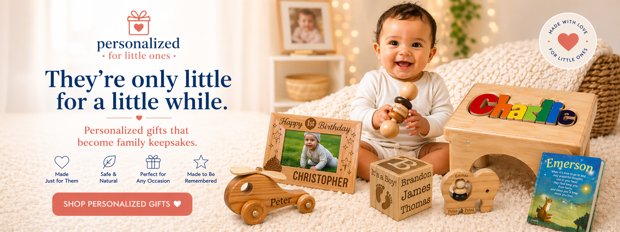 Personalized Baby Gifts - Made with Love