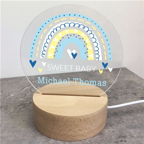 Sweet Baby Rainbow Night Light - Personalized