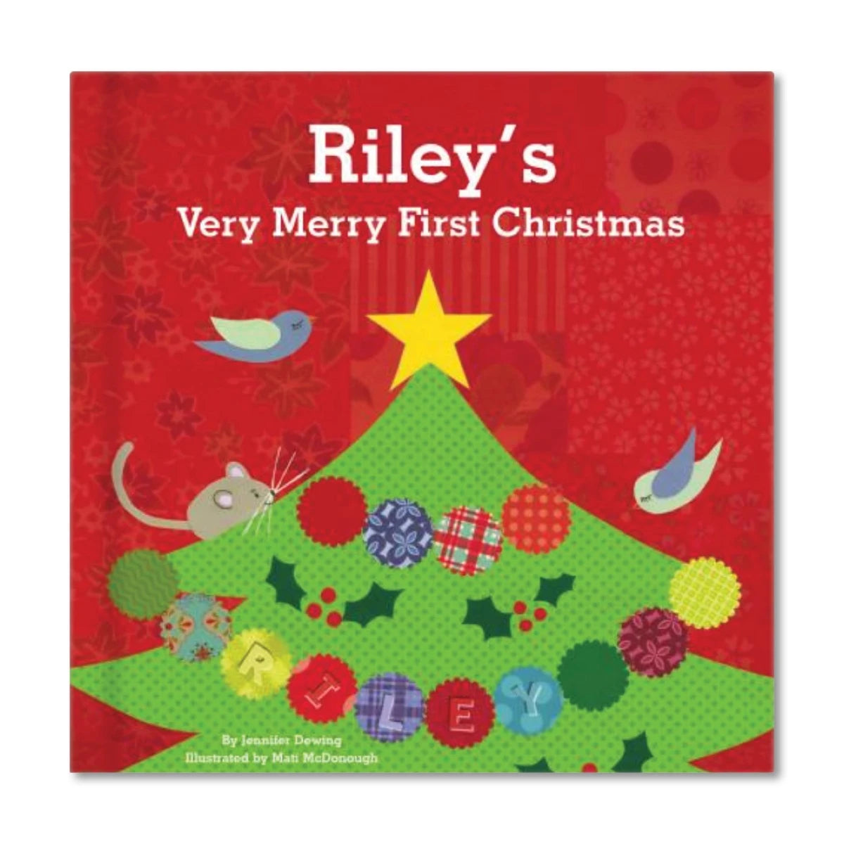 Baby's First Christmas Personalized Board Book