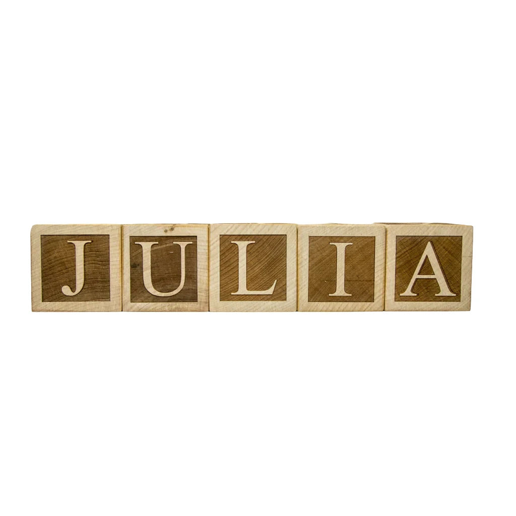 Personalized Wood Name Blocks -1