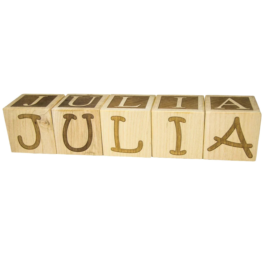 Personalized Wood Name Blocks -2