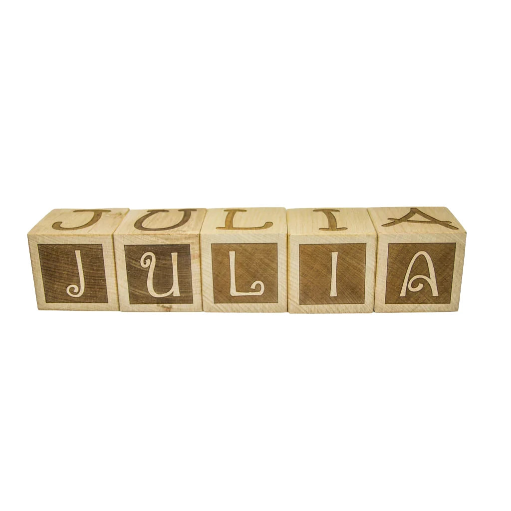 Personalized Wood Name Blocks -3