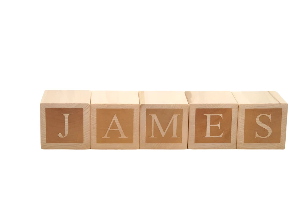 Wooden Name Blocks - Custom 