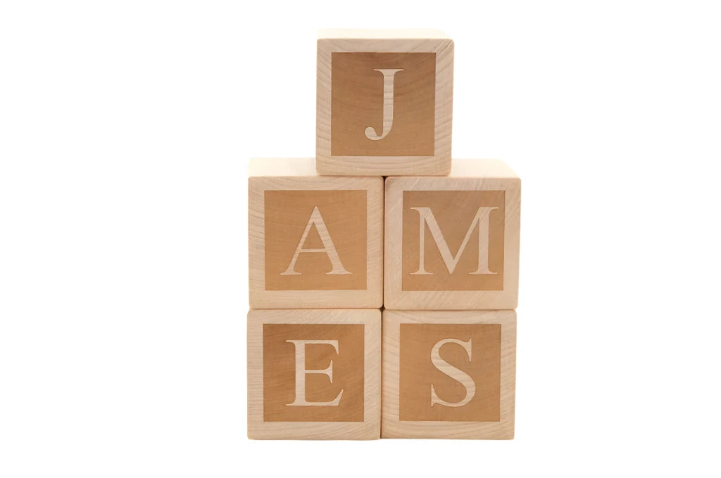 Wooden Name Blocks - Custom 5