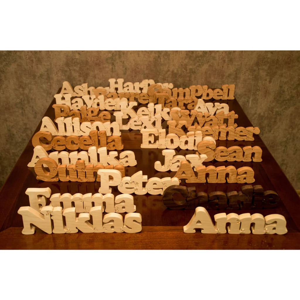 Wooden Name Puzzle - 7