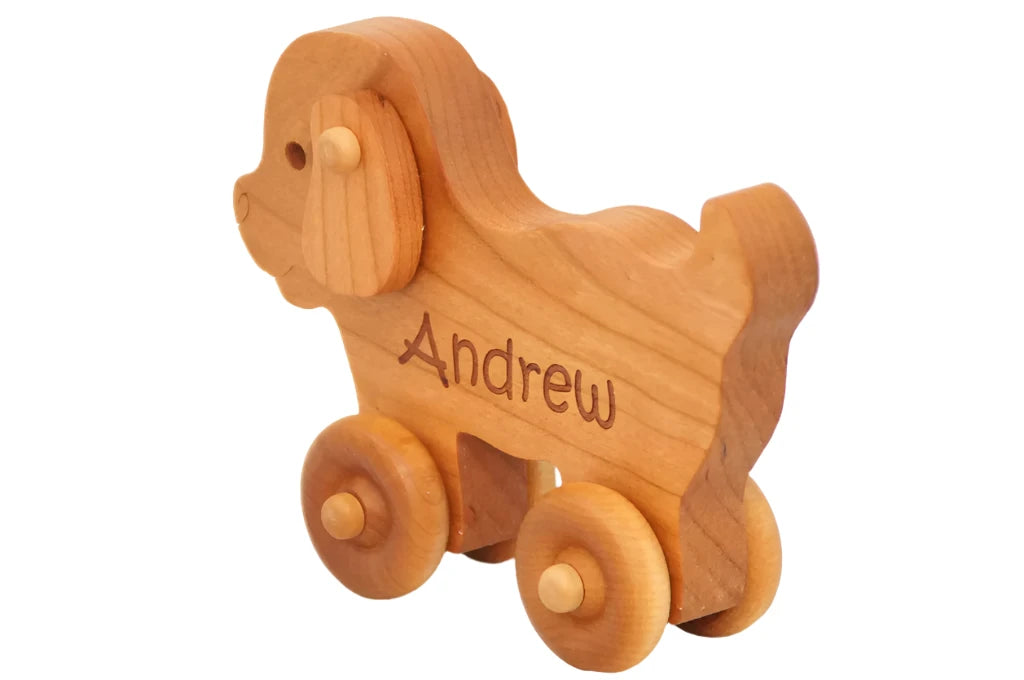 Wooden Toy Car - Puppy Dog - 3