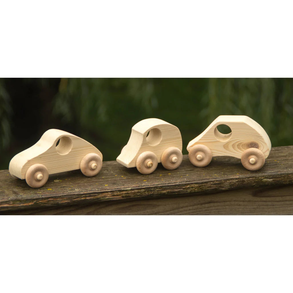 Wooden Toy Cars with Semi Truck - 4